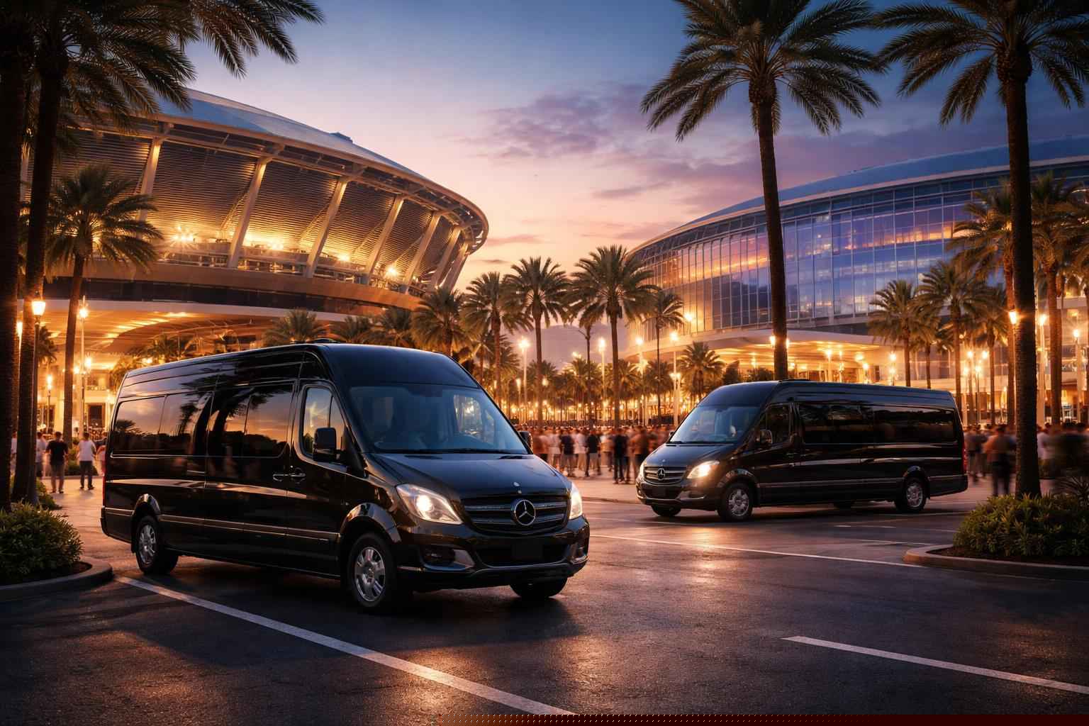 Can I book St. Petersburg Florida shuttles for popular venues and stadiums?