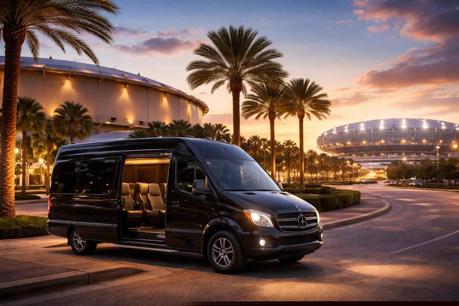 Can I book St. Petersburg Florida shuttles for popular venues and stadiums?