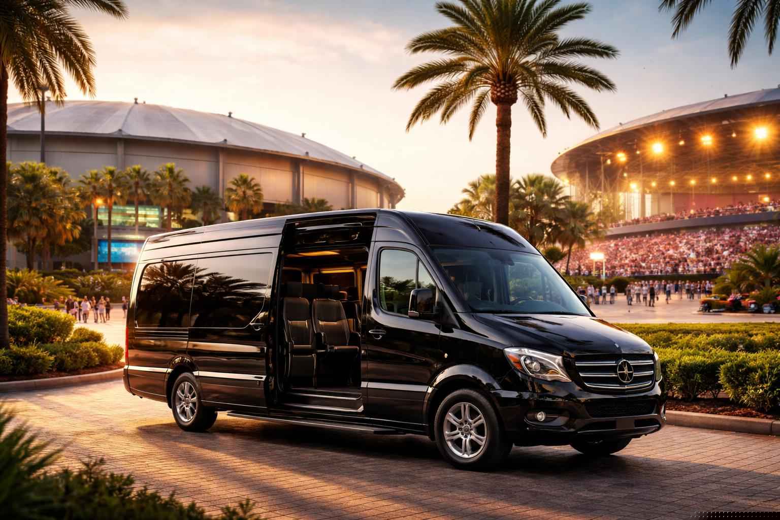 Can I book St. Petersburg Florida shuttles for popular venues and stadiums?
