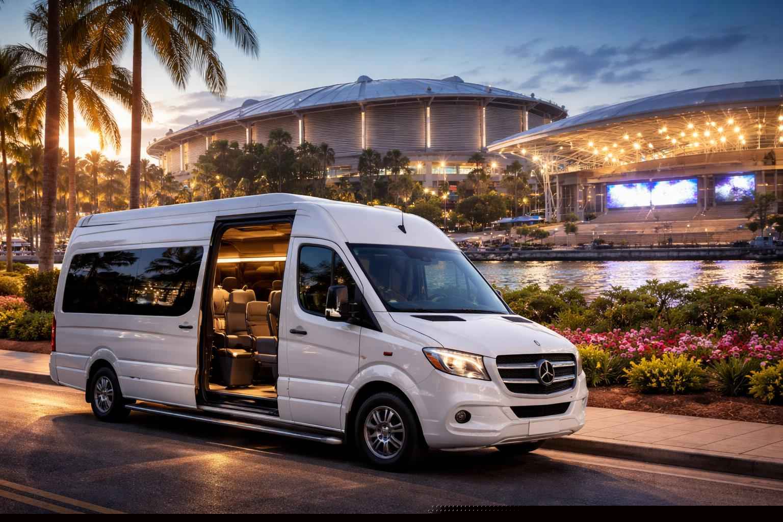 Can I book St. Petersburg Florida shuttles for popular venues and stadiums?