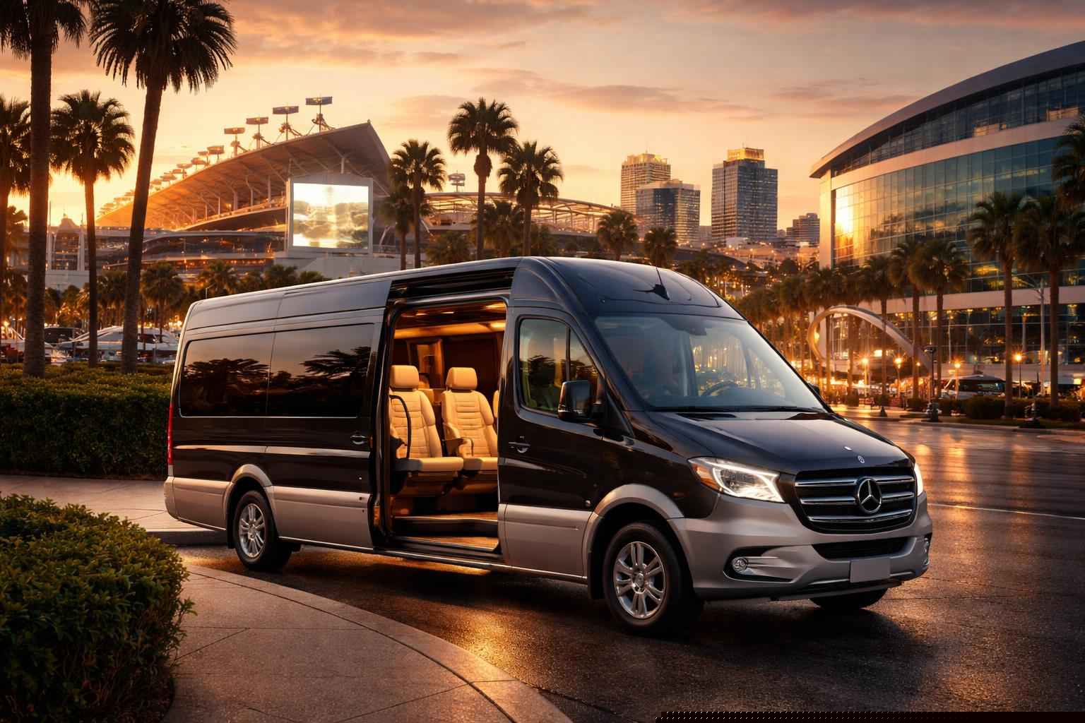 Can I book Tampa Florida shuttles for popular venues and stadiums?