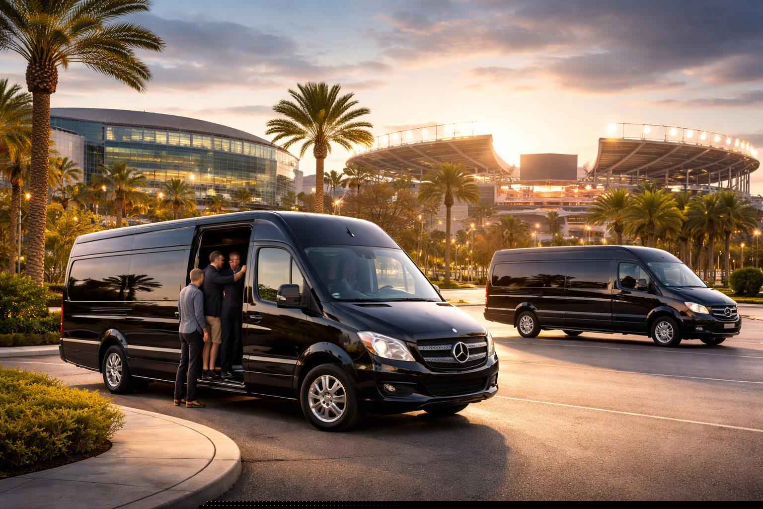 Can I book Tampa Florida shuttles for popular venues and stadiums?