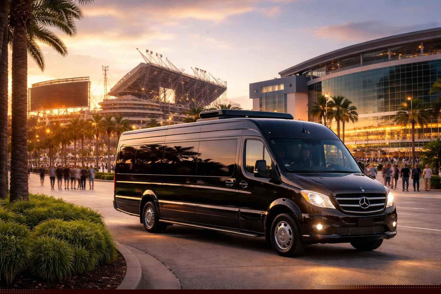 Can I book Tampa Florida shuttles for popular venues and stadiums?