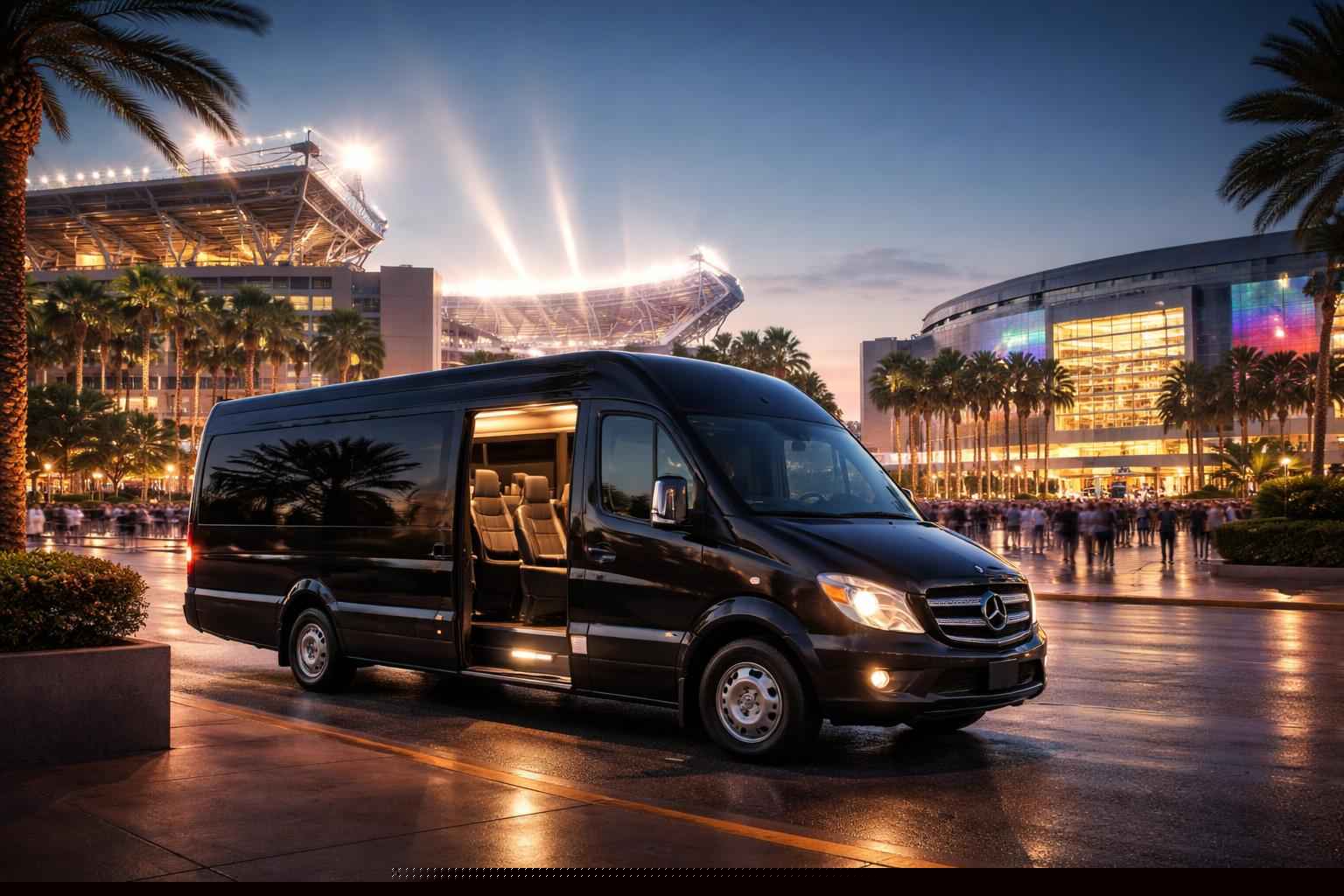 Can I book Tampa Florida shuttles for popular venues and stadiums?