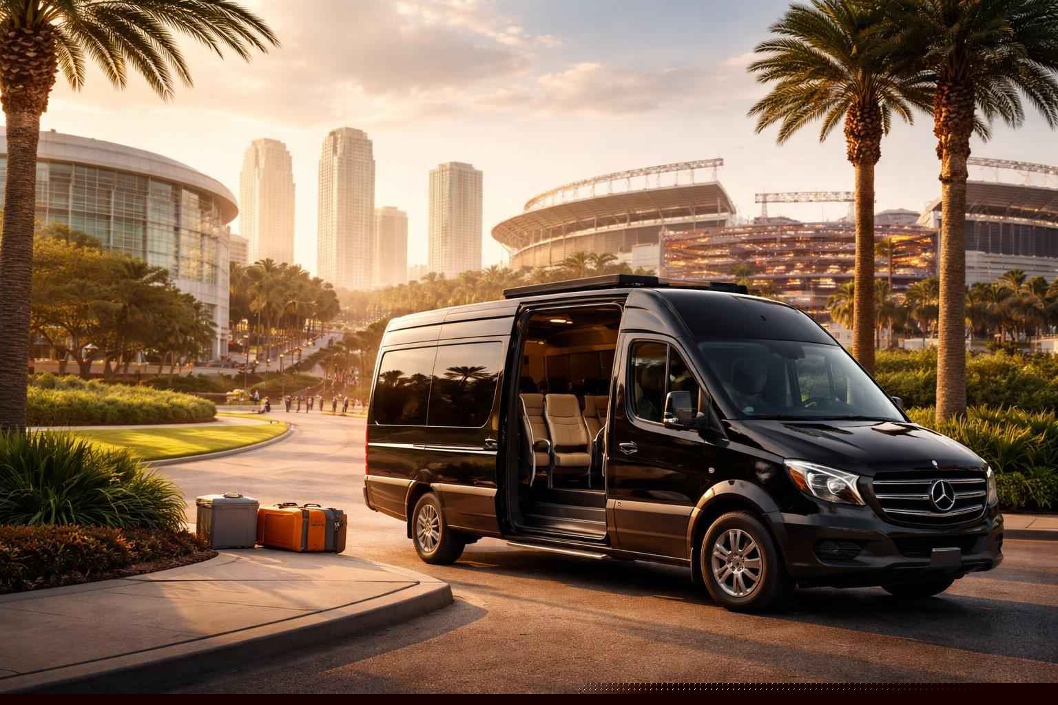 Can I book Tampa Florida shuttles for popular venues and stadiums?