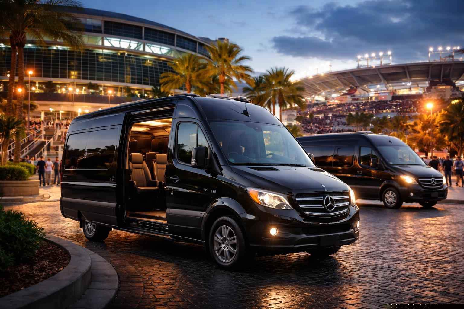 Can I book Tampa Florida shuttles for popular venues and stadiums
