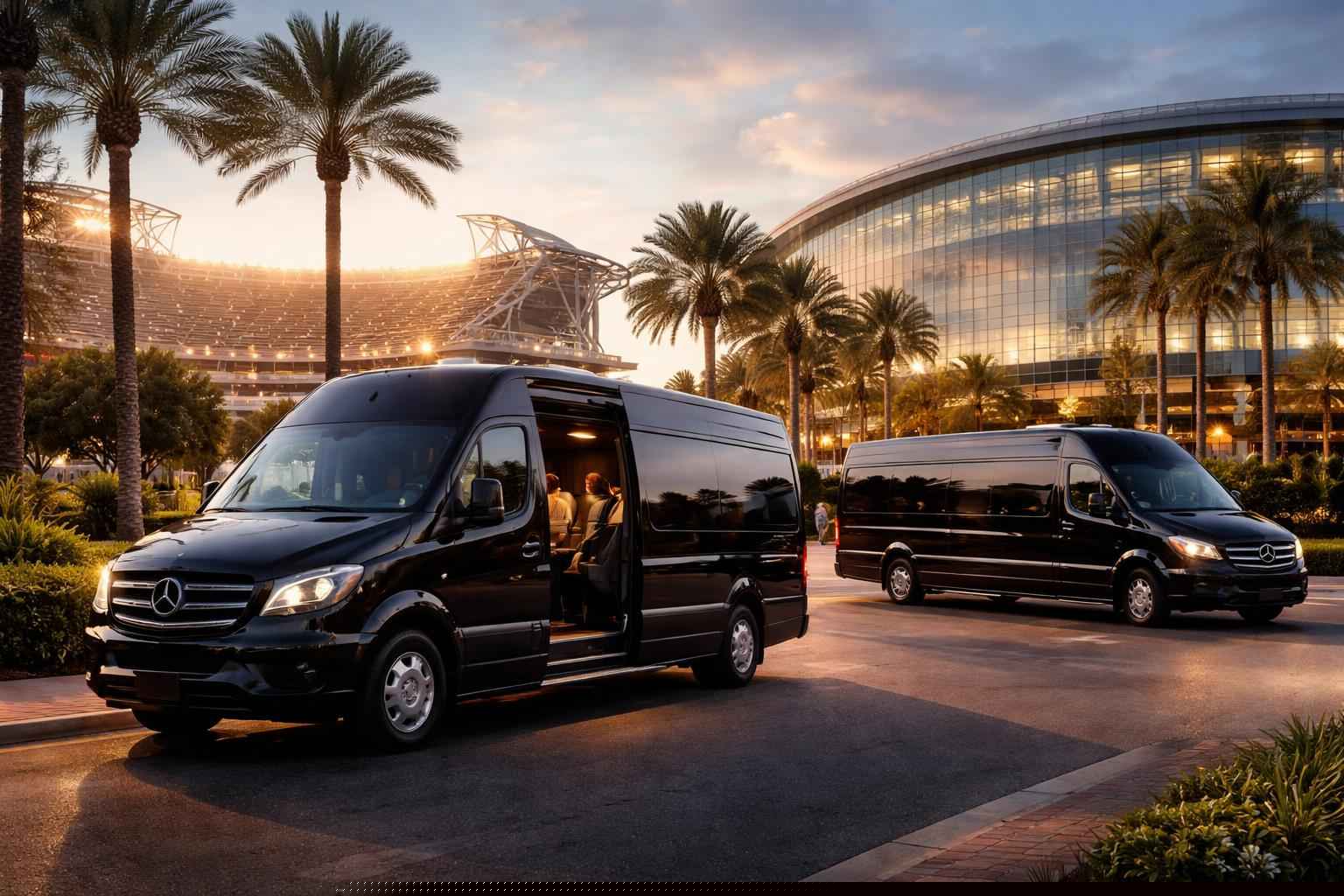Can I book Tampa Florida shuttles for popular venues and stadiums?