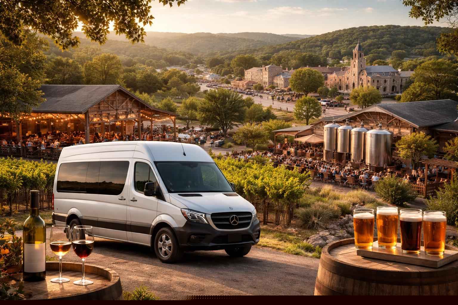 Can You Handle Multi Stop Winery Brewery City Tours Around Boerne Texas