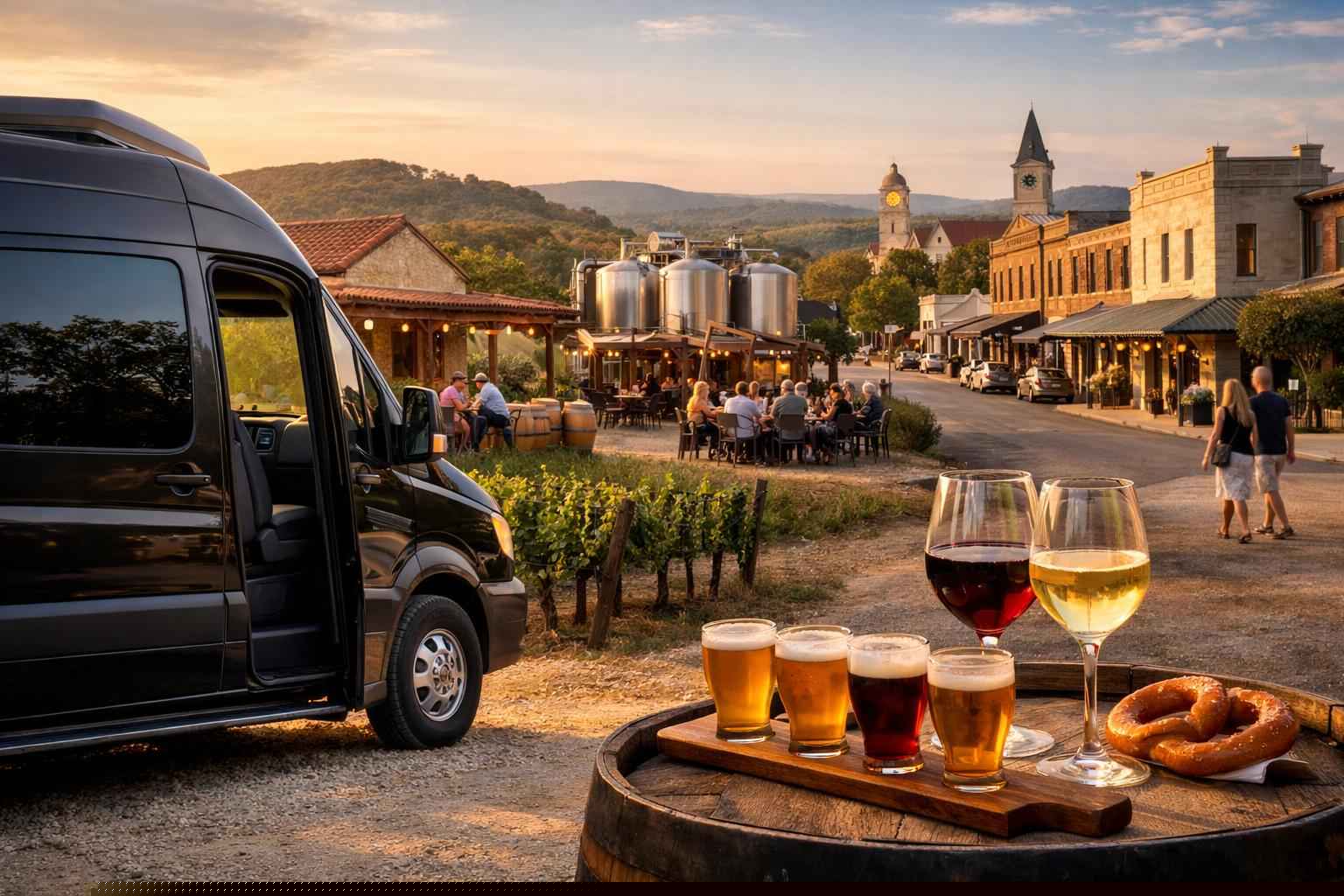 Can You Handle Multi-Stop Winery Brewery City Tours Around Boerne Texas