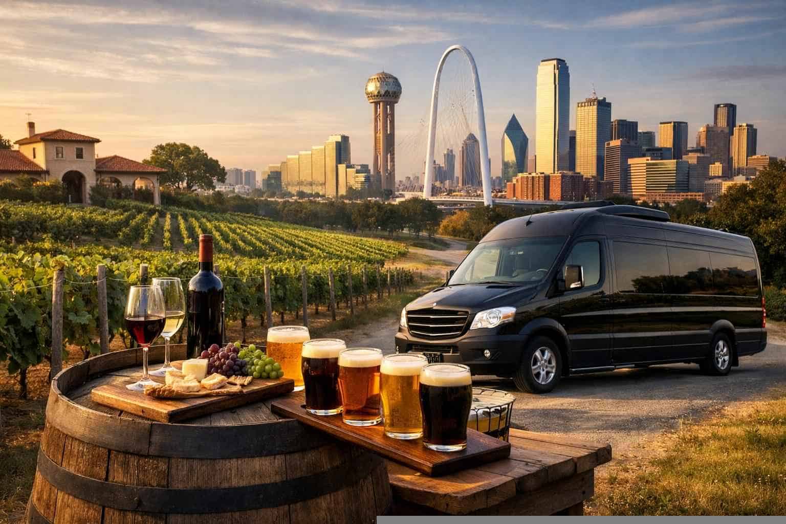 Can You Handle Multi-Stop Winery Brewery City Tours Around Frisco Texas?