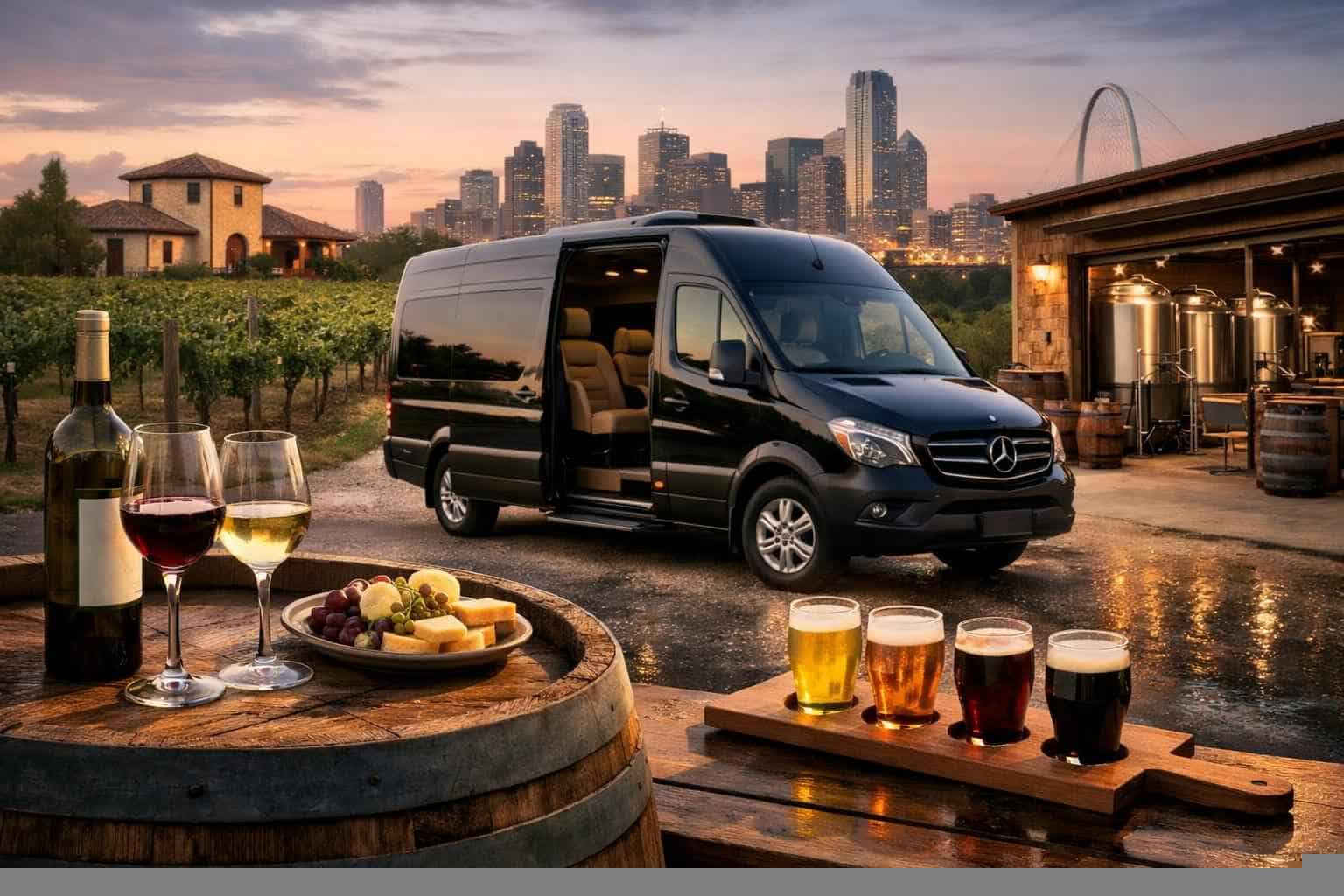 Can You Handle Multi-Stop Winery Brewery City Tours Around Frisco Texas?