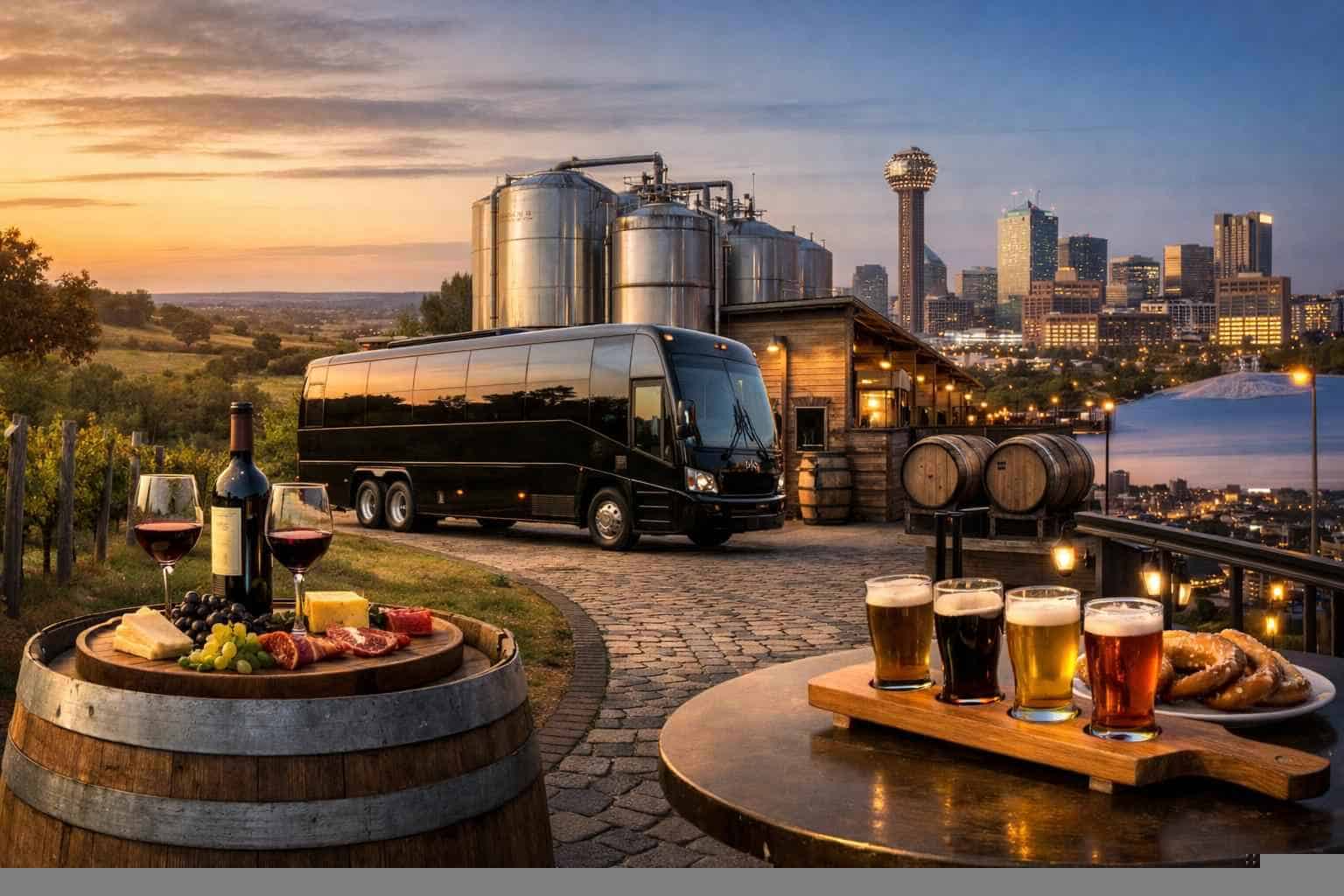Can You Handle Multi-Stop Winery Brewery City Tours Around Frisco Texas?