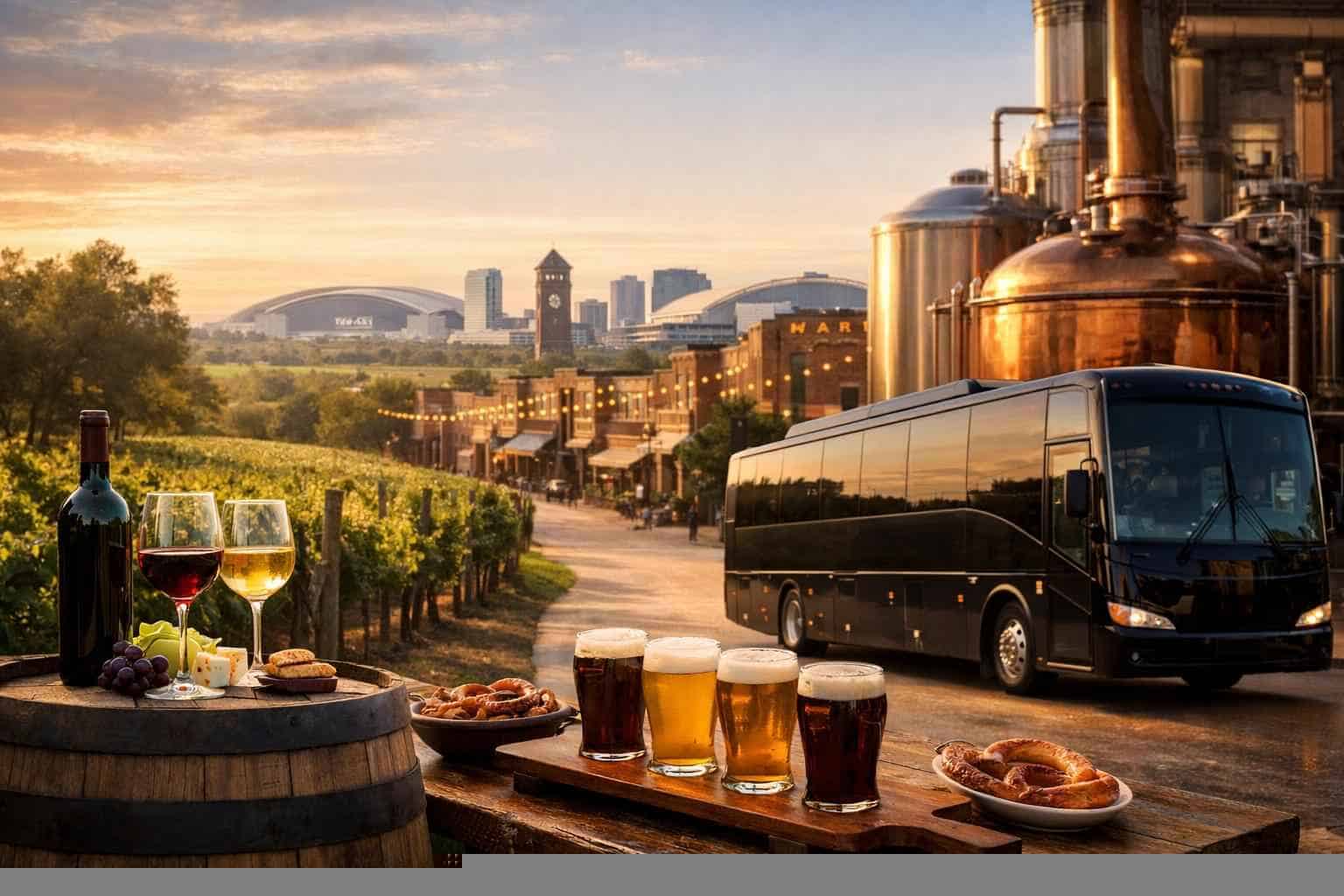 Can You Handle Multi-Stop Winery Brewery City Tours Around Frisco Texas