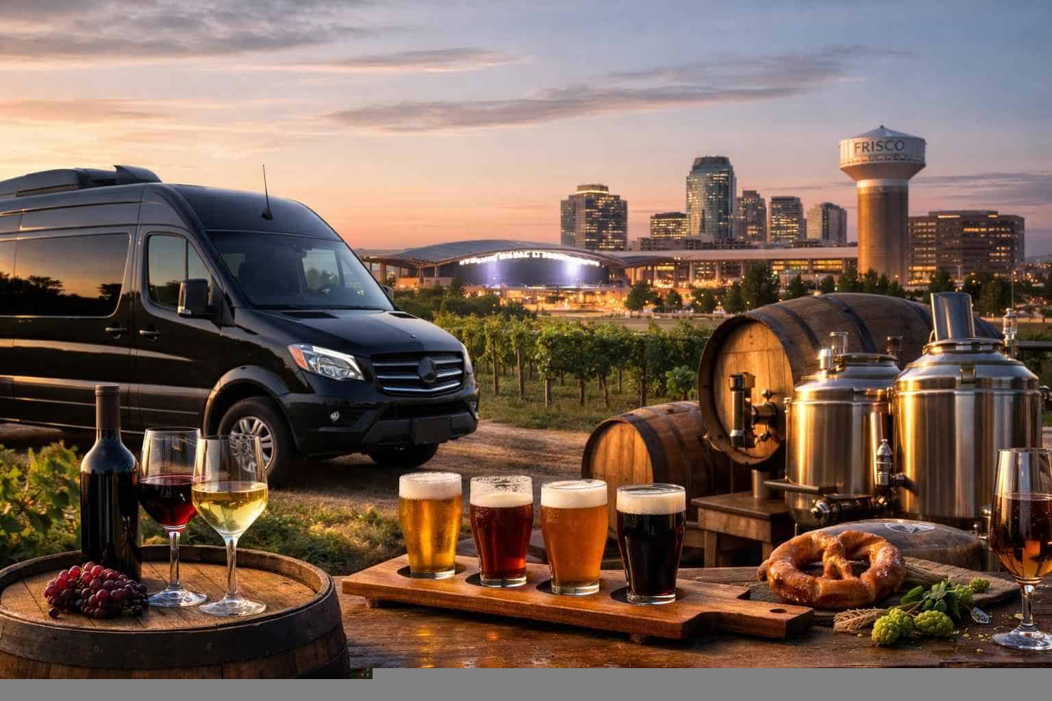 Can You Handle Multi-Stop Winery Brewery City Tours Around Frisco Texas
