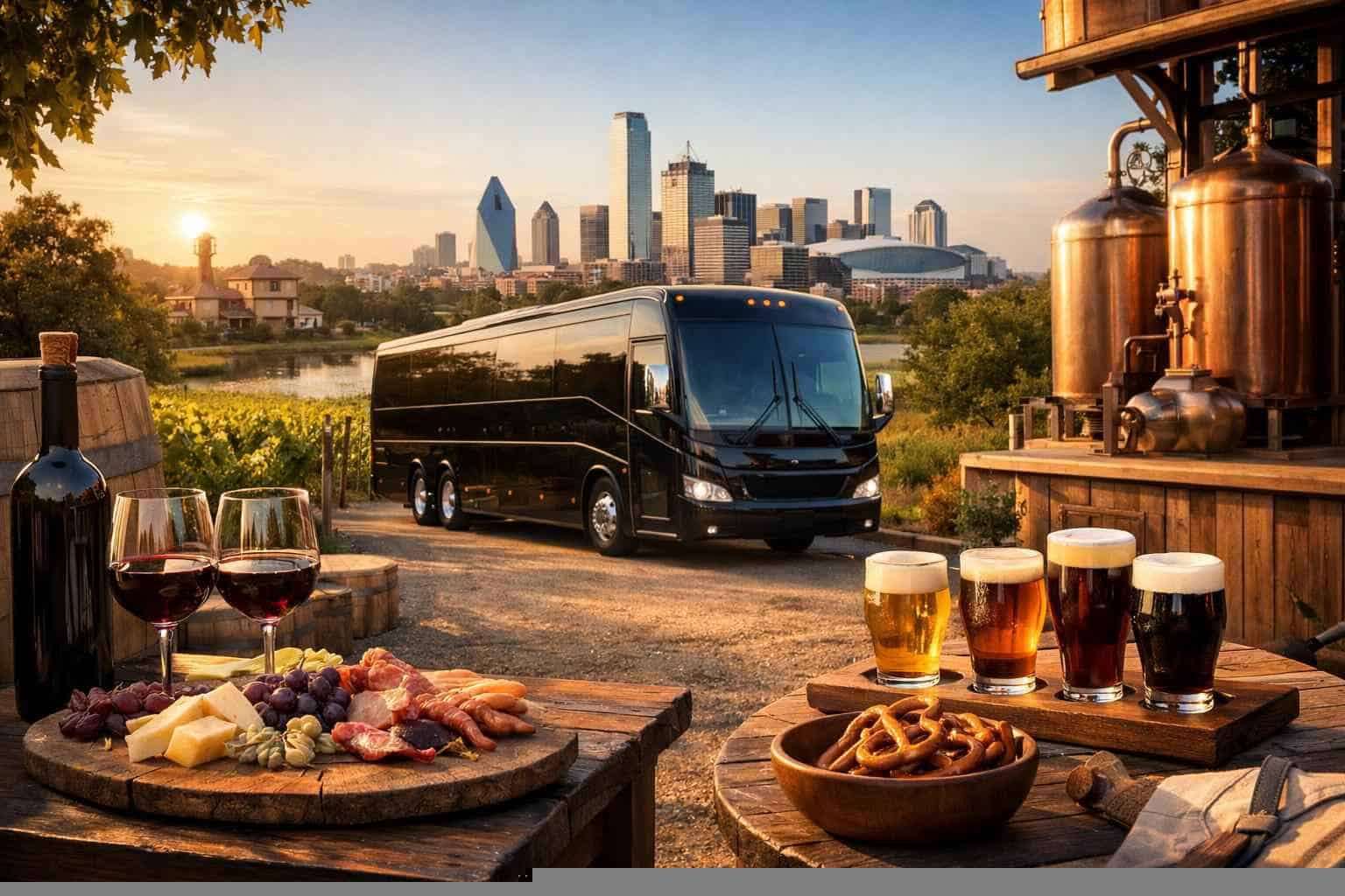 Can You Handle Multi-Stop Winery Brewery City Tours Around Frisco Texas