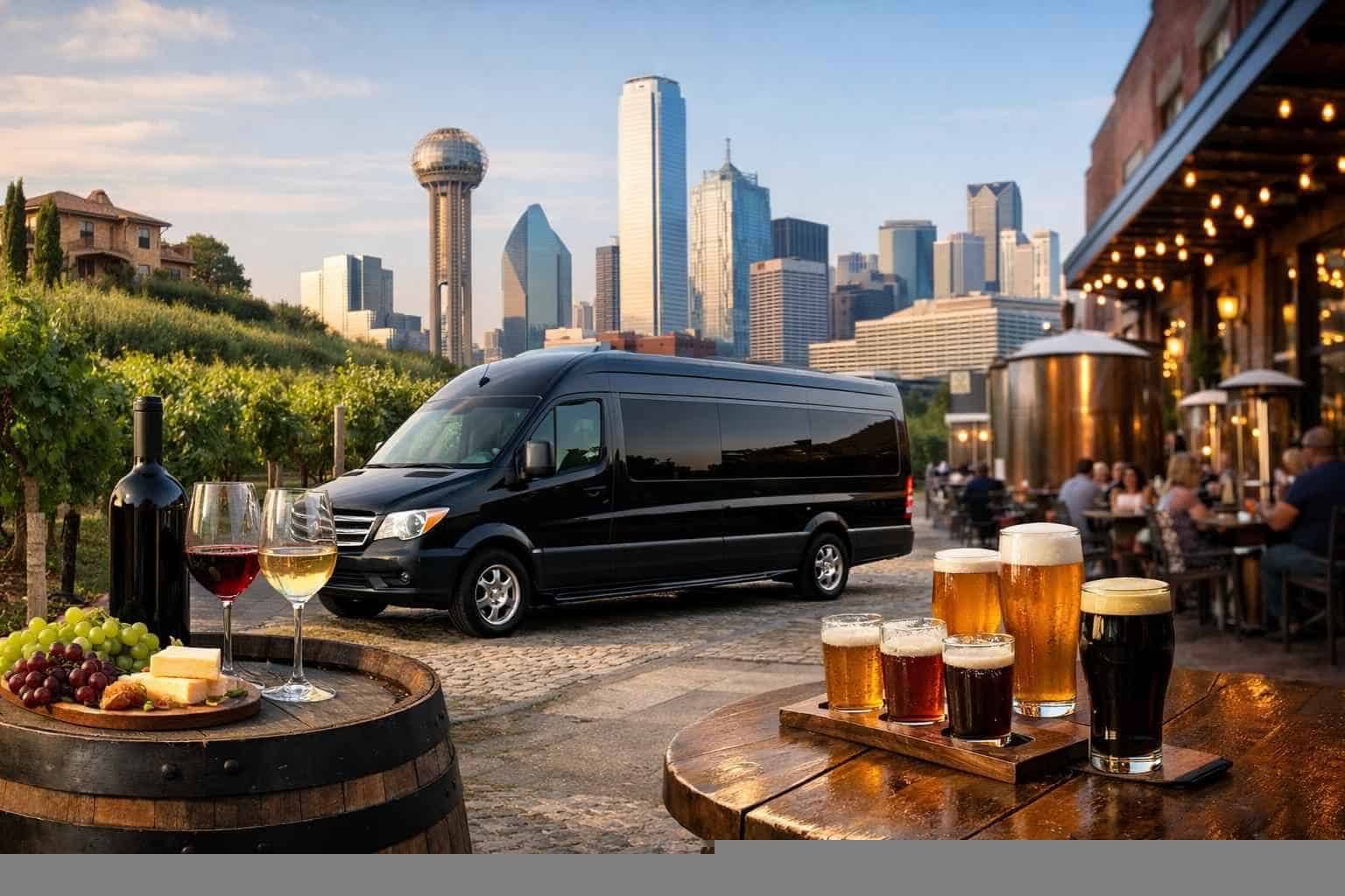 Can You Handle Multi-Stop Winery Brewery City Tours Around Frisco Texas?
