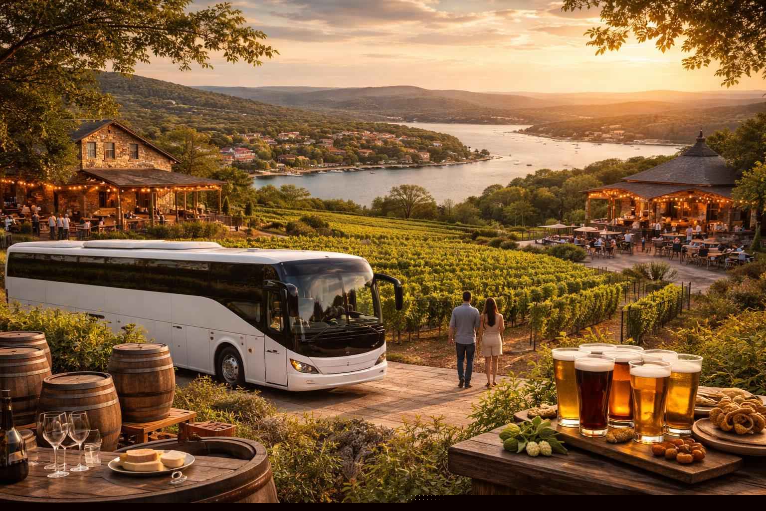 Can You Handle Multi Stop Winery Brewery City Tours Around Horseshoe Bay Texas