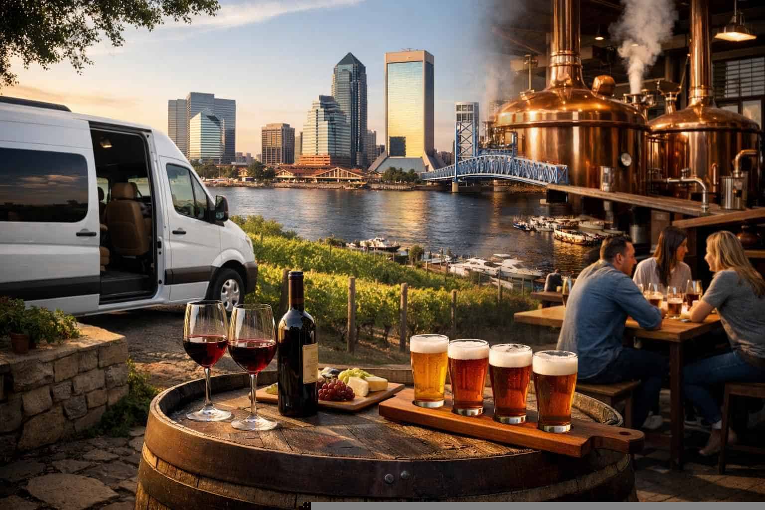 Can You Handle Multi Stop Winery Brewery City Tours Around Jacksonville Florida
