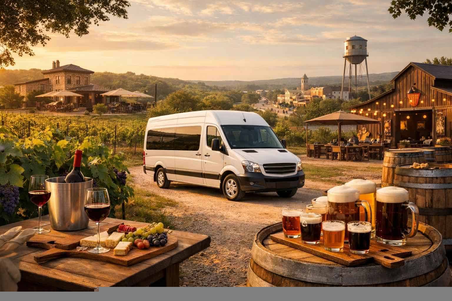 Can You Handle Multi-Stop Winery Brewery City Tours Around Johnson City Texas