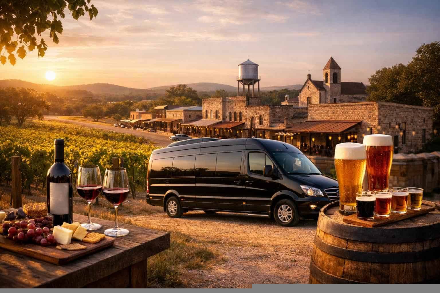 Can You Handle Multi-Stop Winery Brewery City Tours Around Johnson City Texas