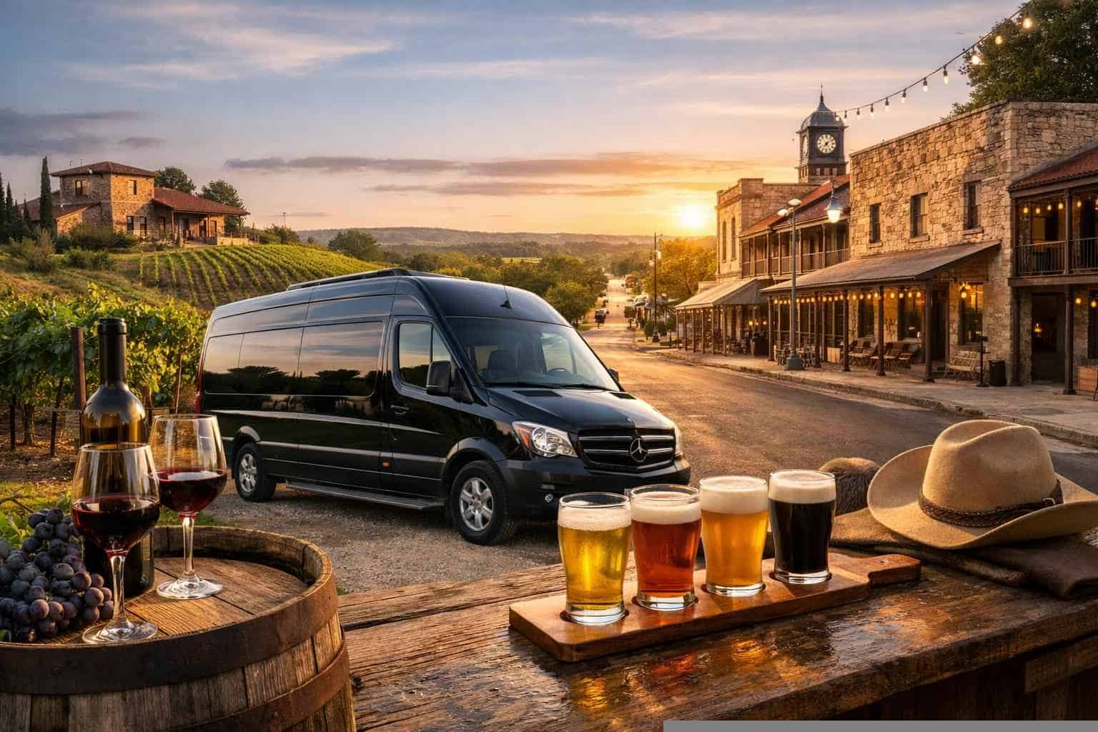 Can You Handle Multi Stop Winery Brewery City Tours Around Johnson City Texas