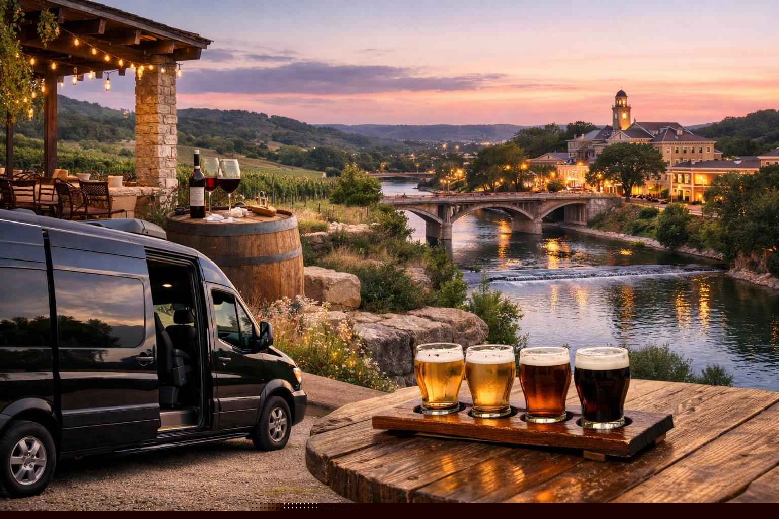 Can You Handle Multi-Stop Winery Brewery City Tours Around Kerrville Texas