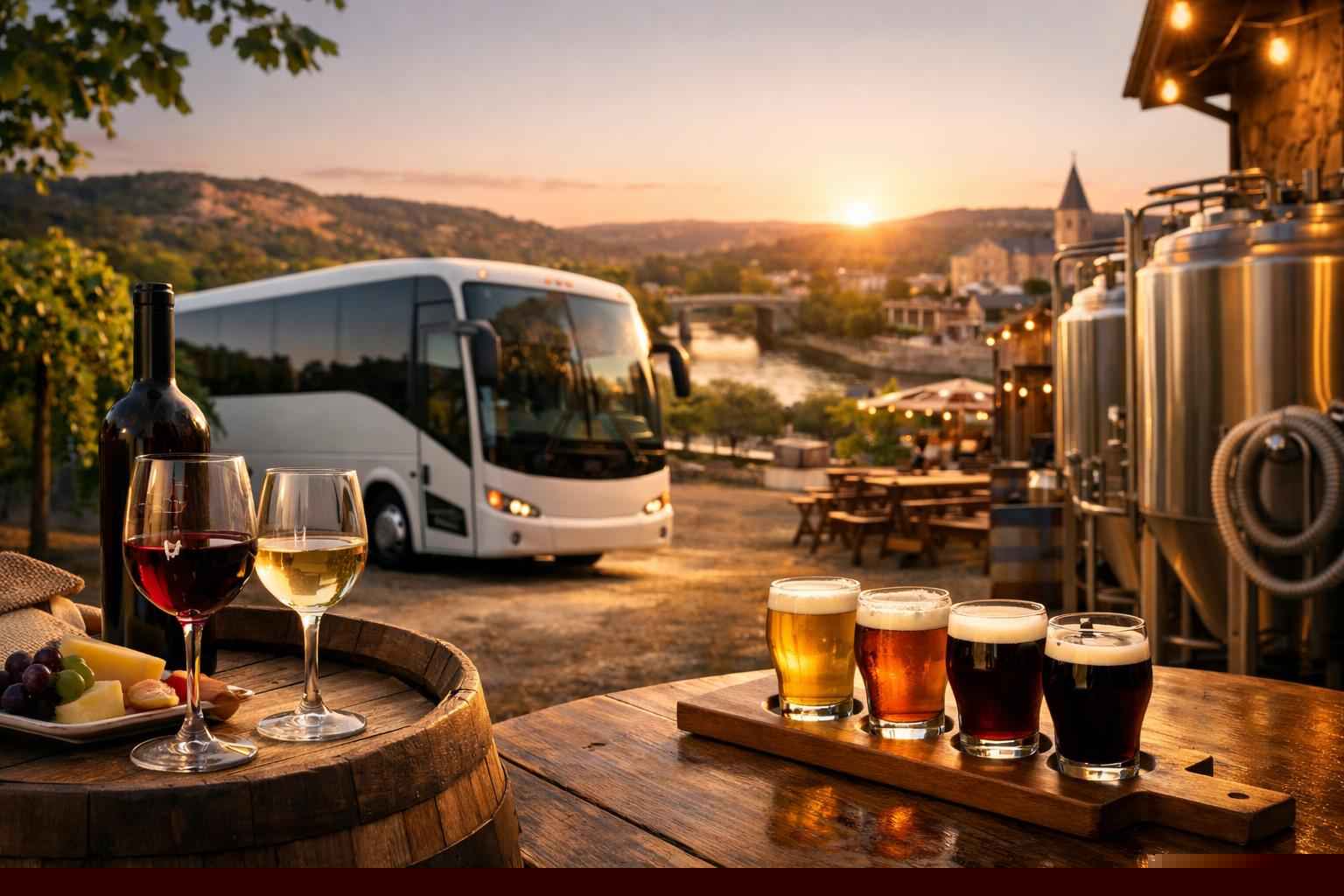 Can You Handle Multi-Stop Winery Brewery City Tours Around Kerrville Texas?
