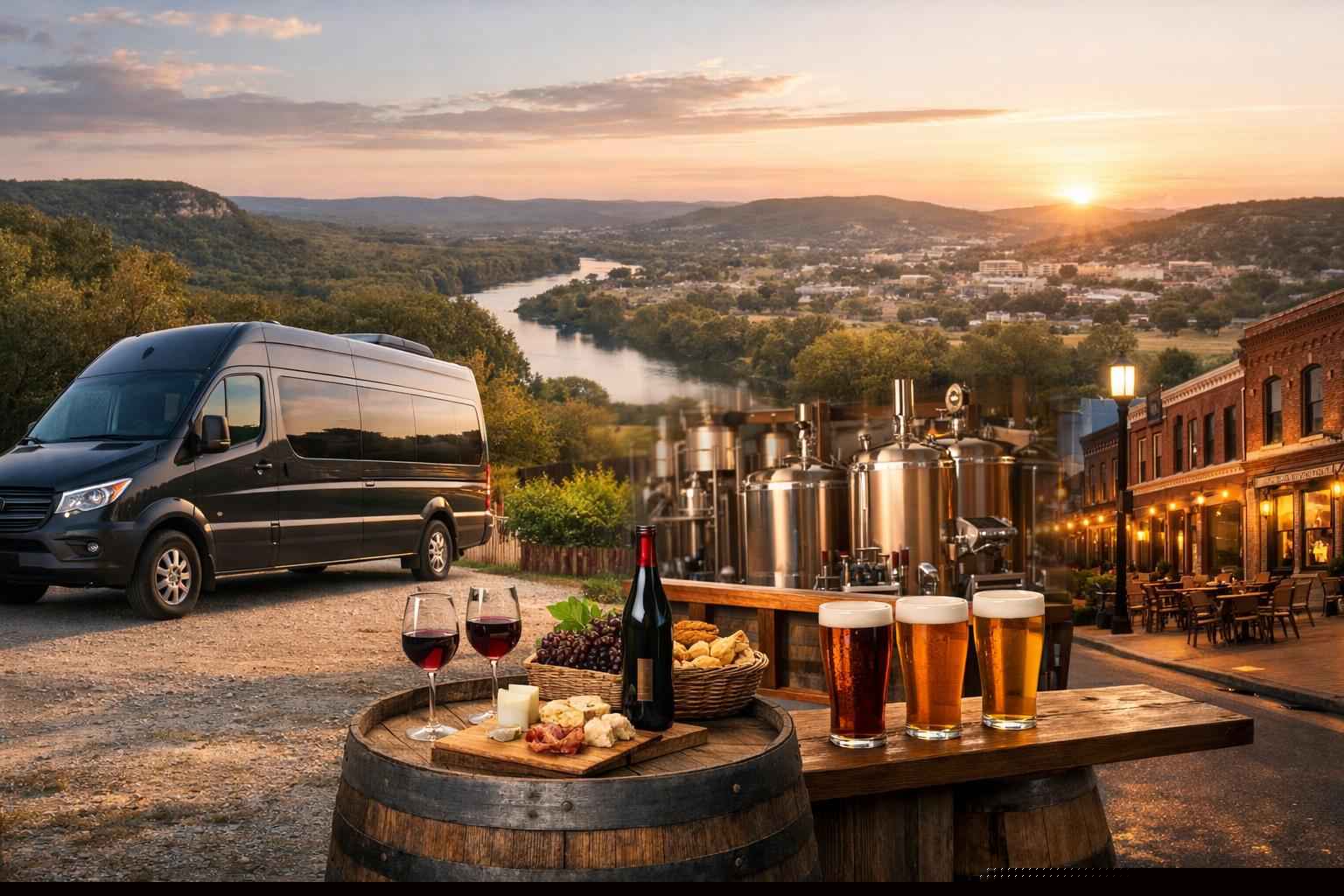 Can You Handle Multi Stop Winery Brewery City Tours Around Kerrville Texas