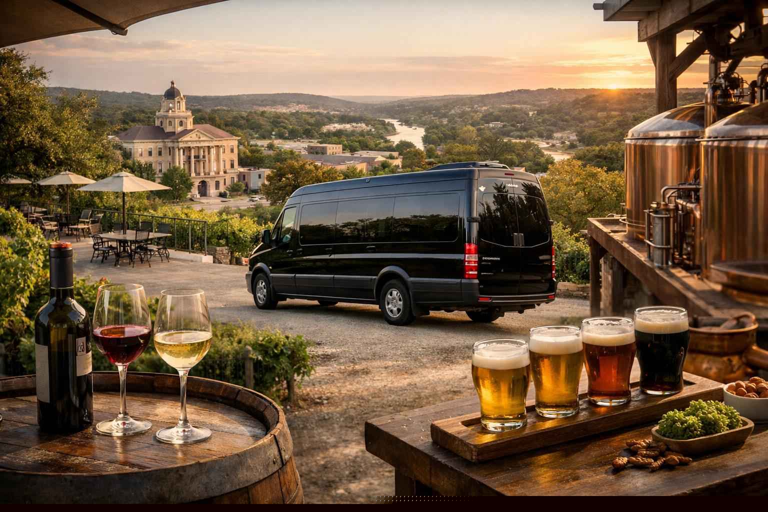 Can You Handle Multi Stop Winery Brewery City Tours Around Kerrville Texas