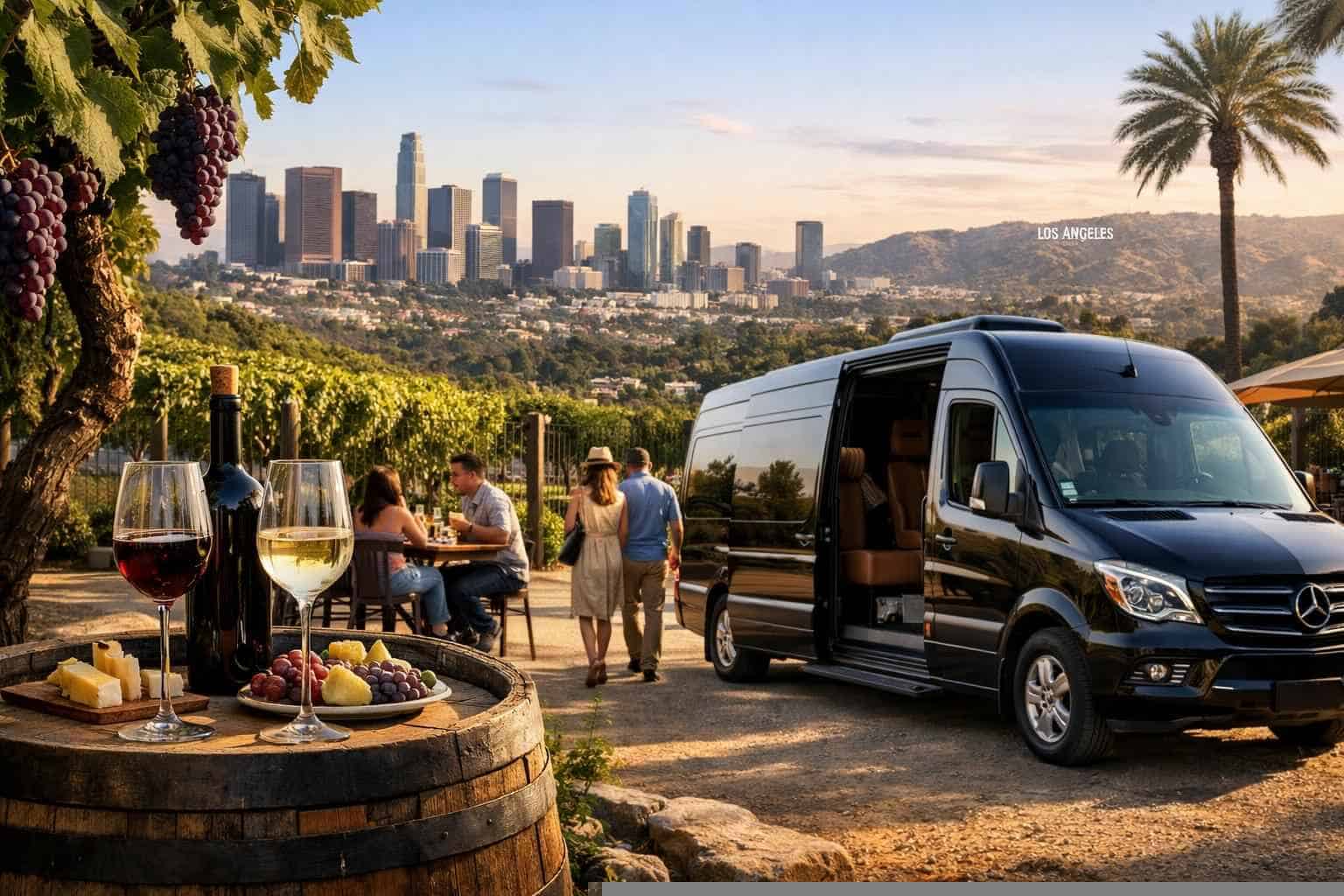 Can you handle multi-stop winery brewery city tours around Los Angeles California?