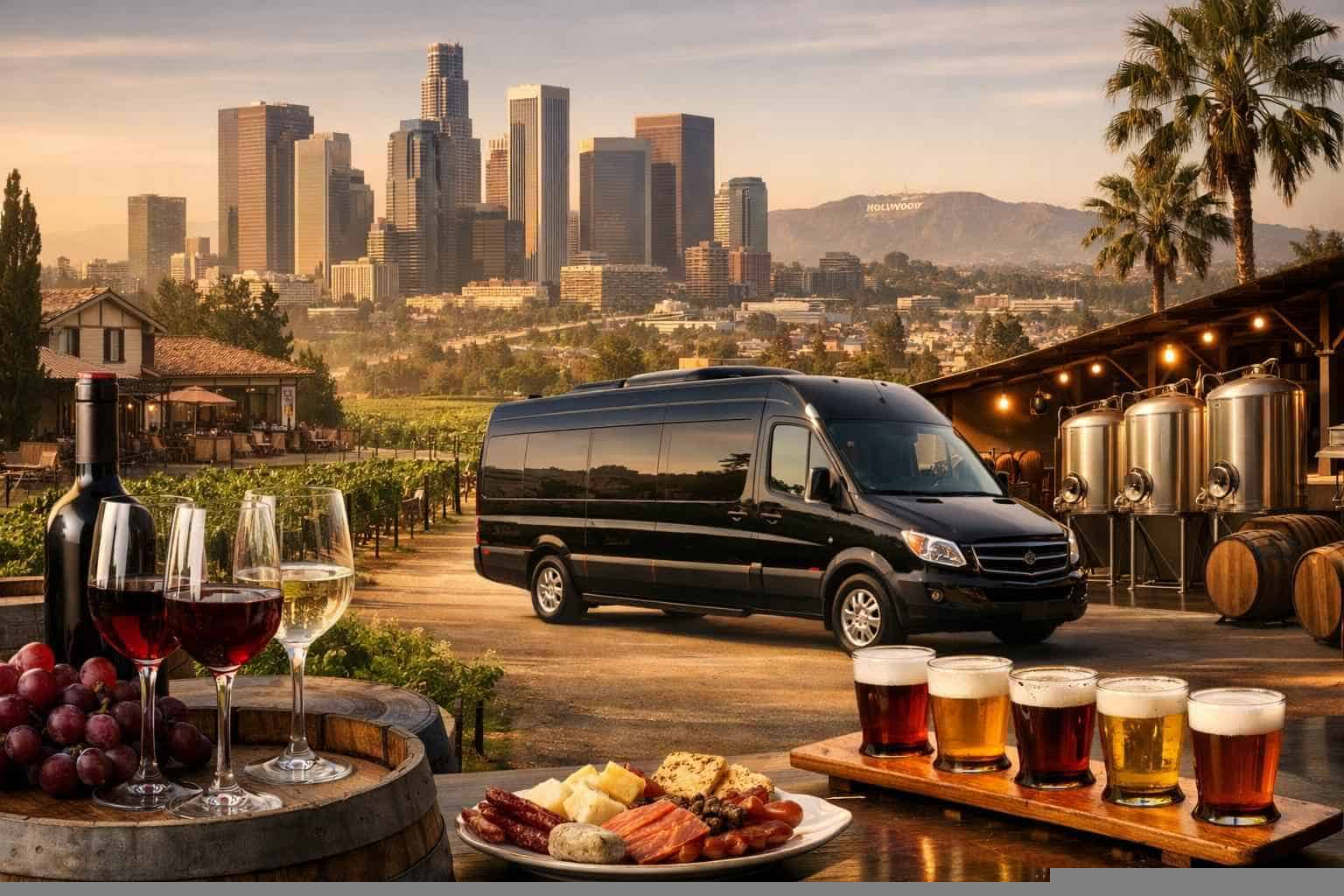 Can You Handle Multi Stop Winery Brewery City Tours Around Los Angeles California