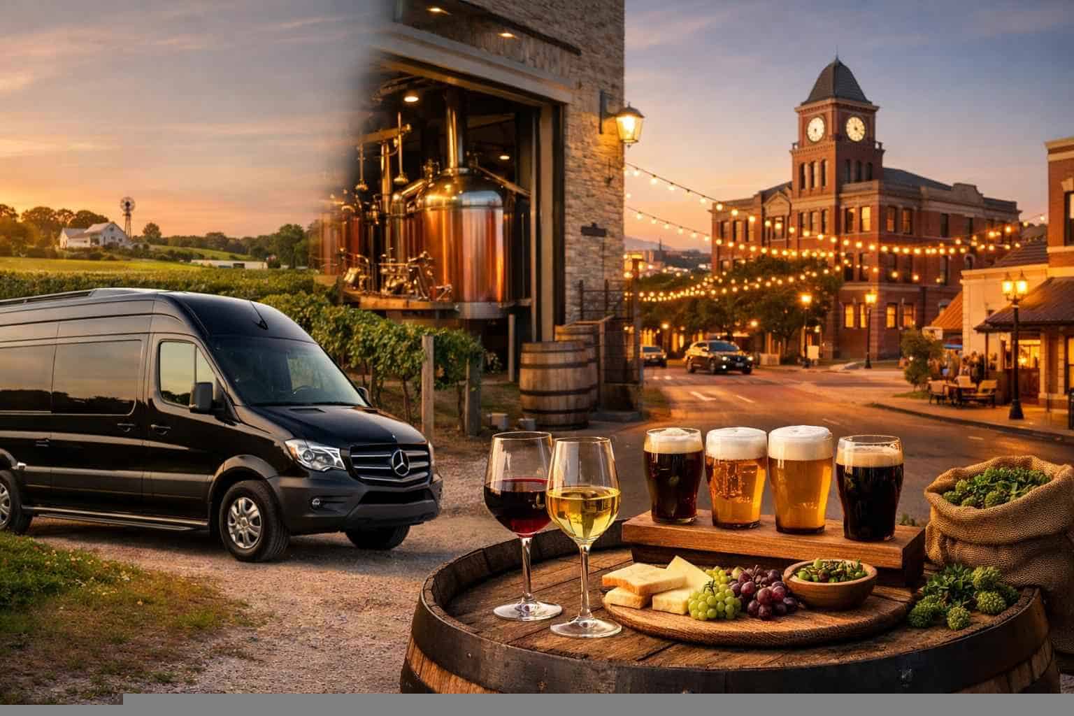 Can You Handle Multi-Stop Winery Brewery City Tours Around McKinney Texas