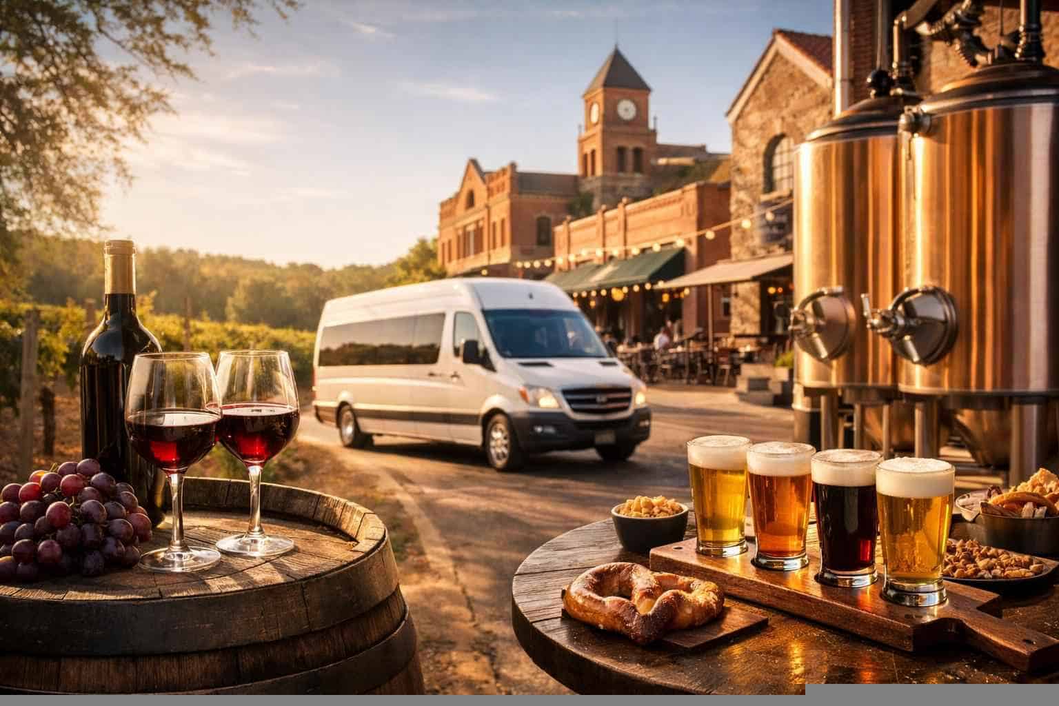 Can You Handle Multi Stop Winery Brewery City Tours Around McKinney Texas