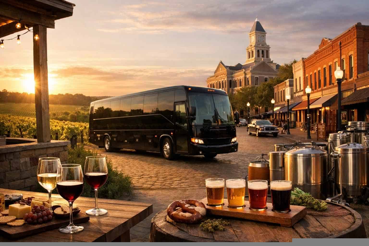Can You Handle Multi-Stop Winery Brewery City Tours Around McKinney Texas