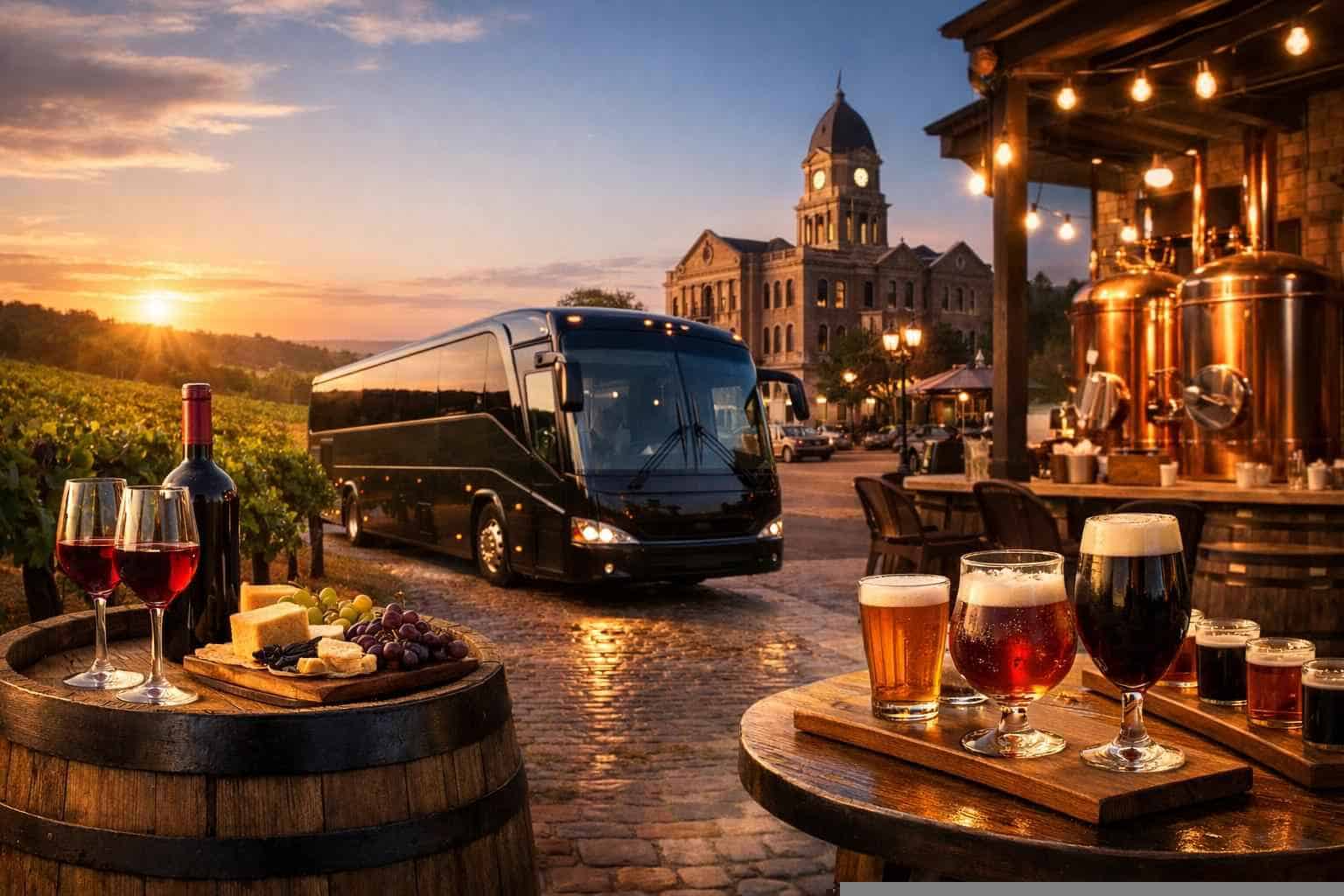 Can You Handle Multi-Stop Winery Brewery City Tours Around McKinney Texas