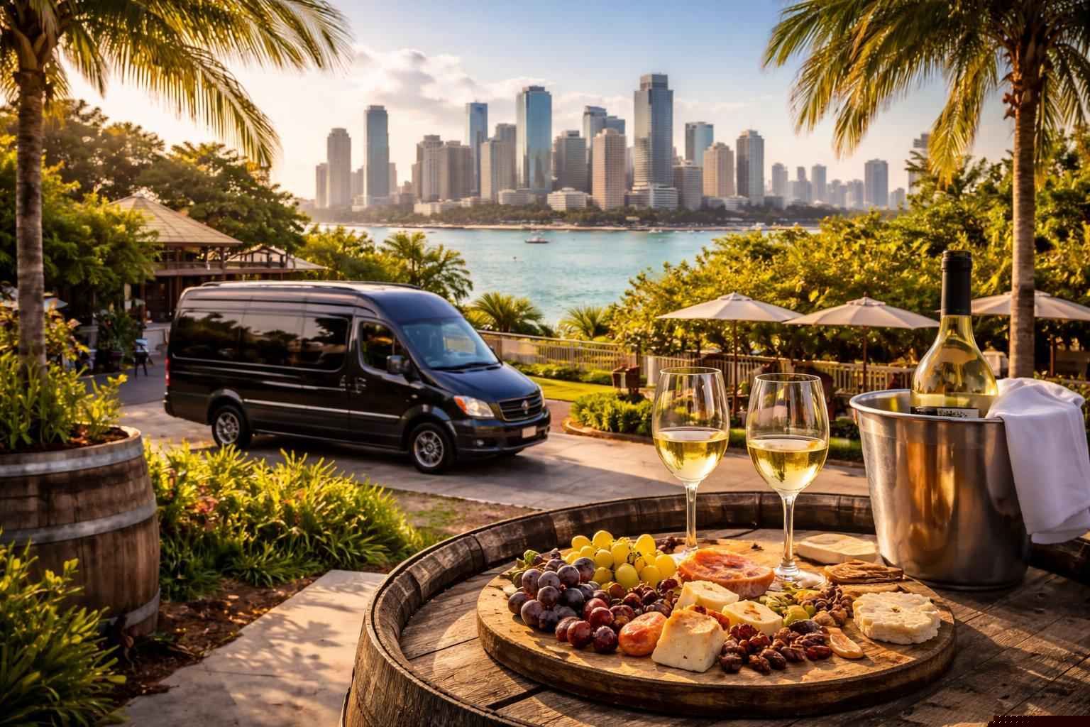 Can you handle multi-stop winery brewery city tours around Miami Florida?