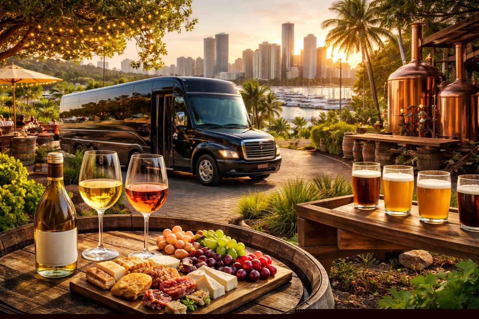 Can You Handle Multi Stop Winery Brewery City Tours Around Miami Florida?