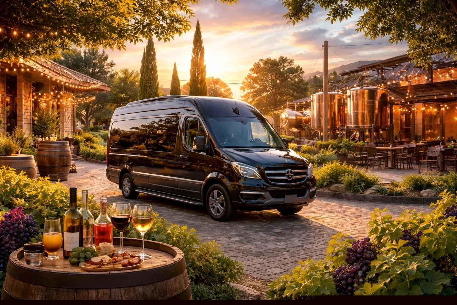 Can you handle multi-stop winery brewery city tours around Orlando Florida?