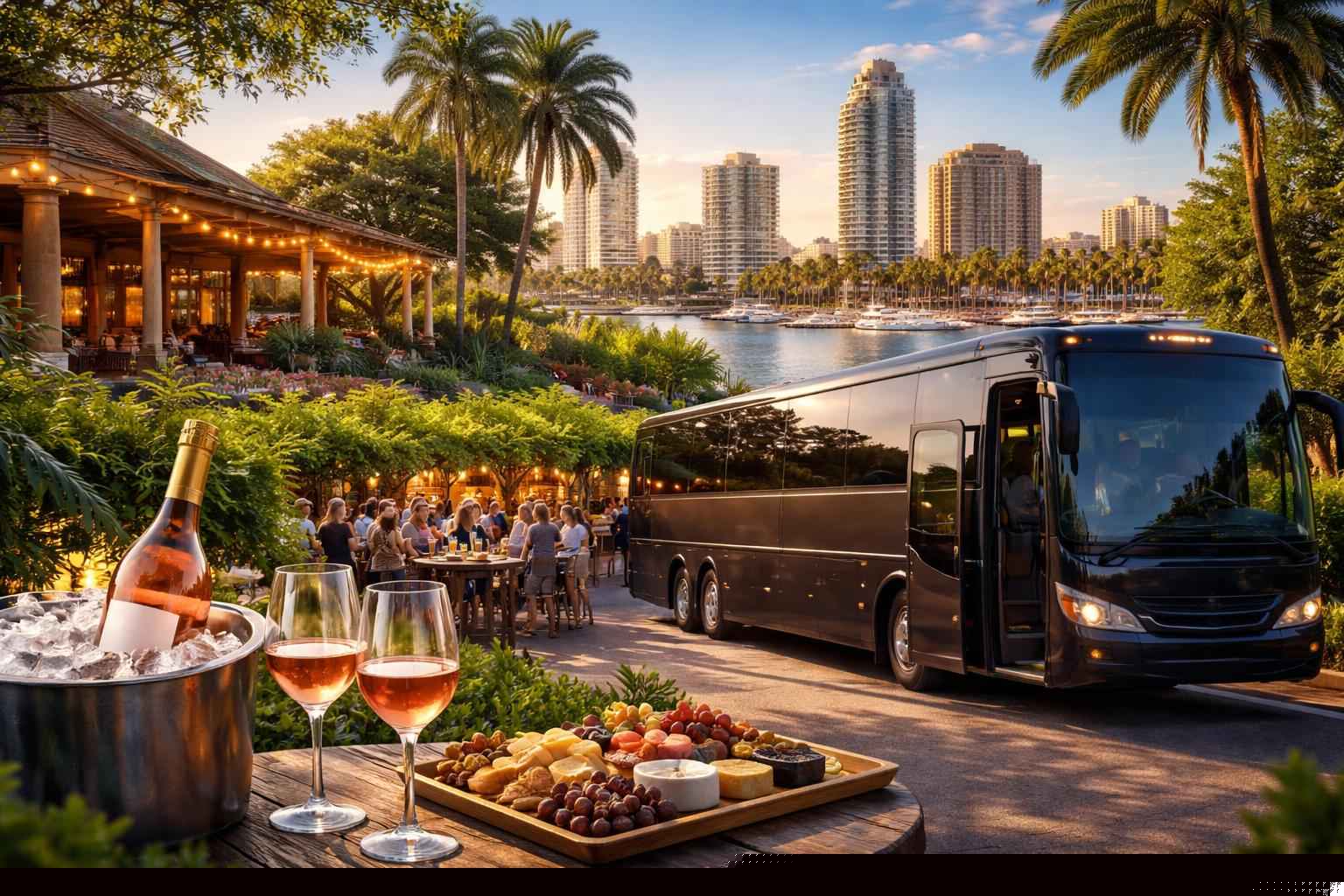 Can you handle multi-stop winery brewery city tours around St. Petersburg Florida?