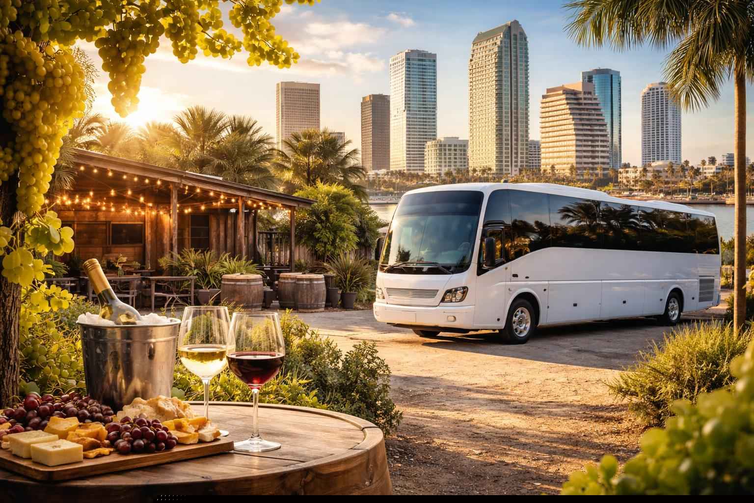 Can you handle multi-stop winery brewery city tours around Tampa Florida?