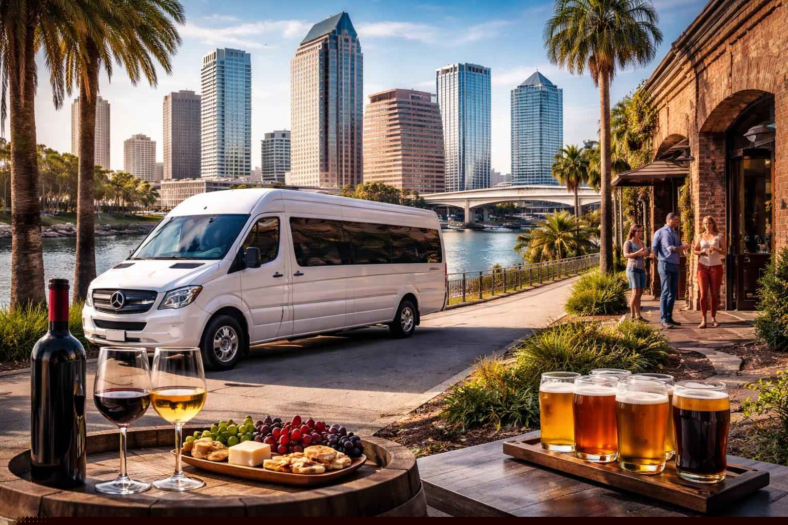 Can you handle multi-stop winery brewery city tours around Tampa Florida?