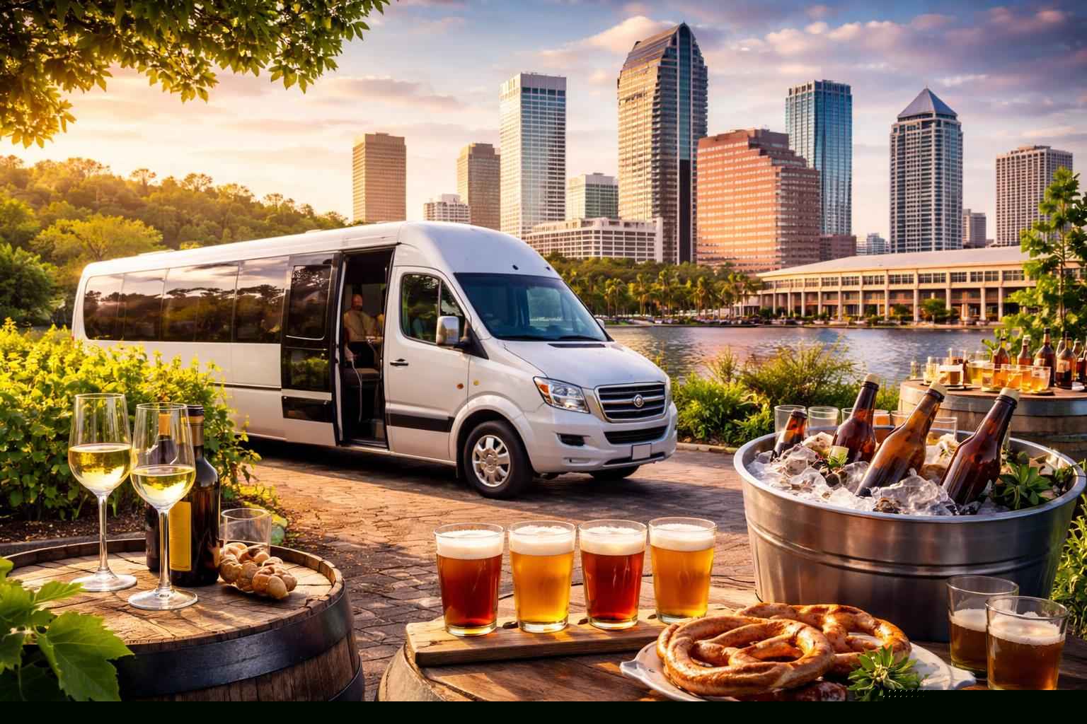 Can you handle multi-stop winery brewery city tours around Tampa Florida?