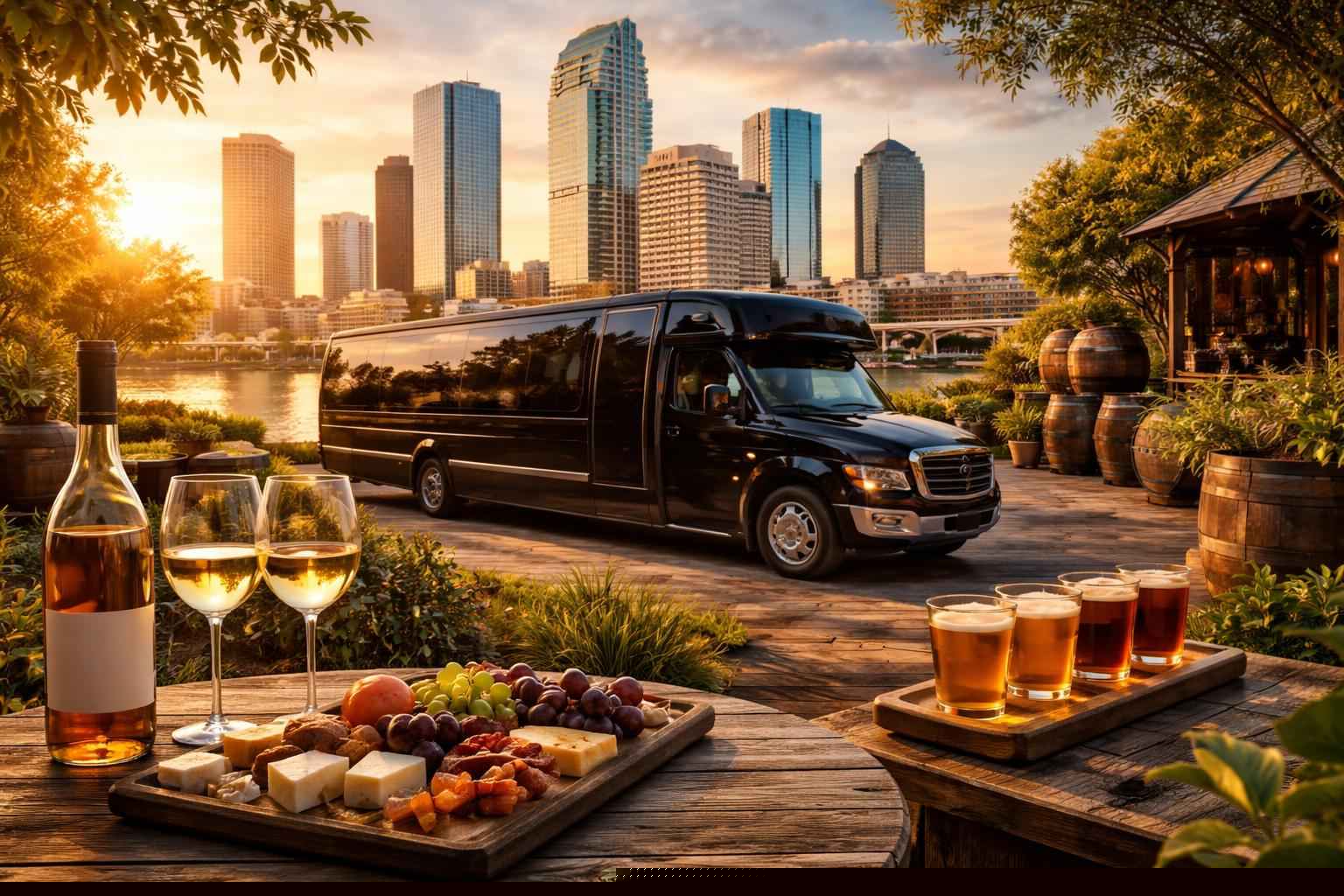 Can you handle multi-stop winery brewery city tours around Tampa Florida?