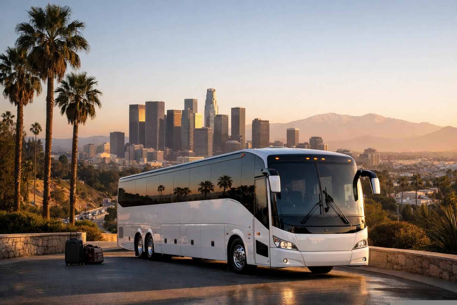 Charter Bus Rental Services in Los Angeles California