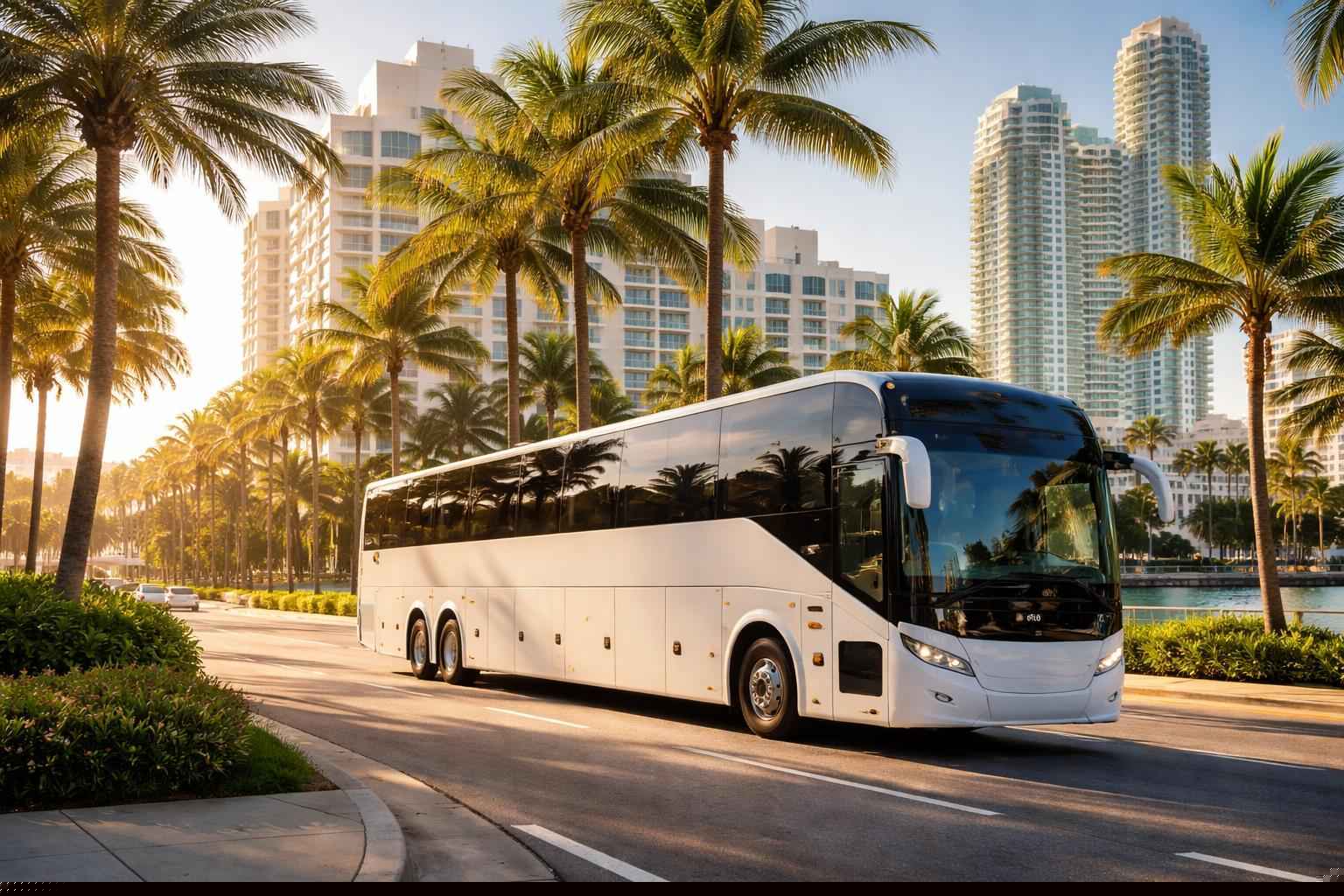 Charter Bus Rental Services in Miami Florida