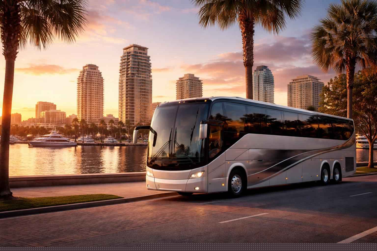 Charter Bus Rental Services in St. Petersburg Florida