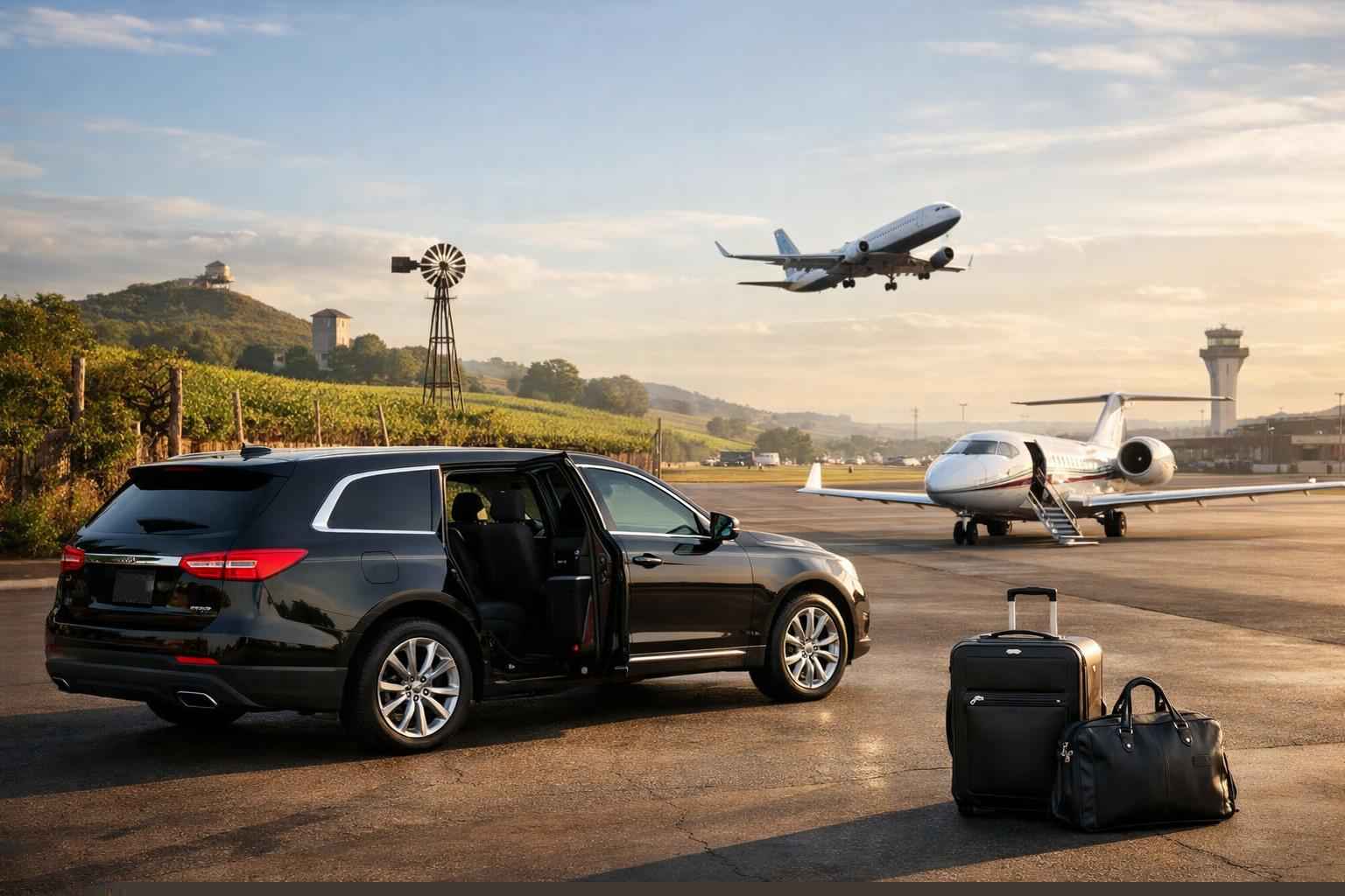 Fredericksburg TX Airport Van Transfers