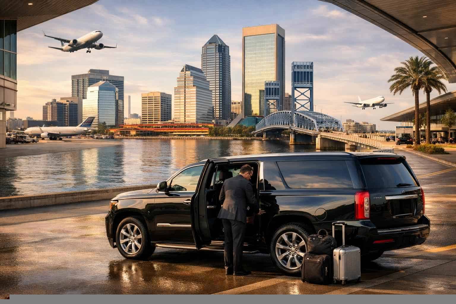Do you offer transfers between Jacksonville Florida and the main airports?
