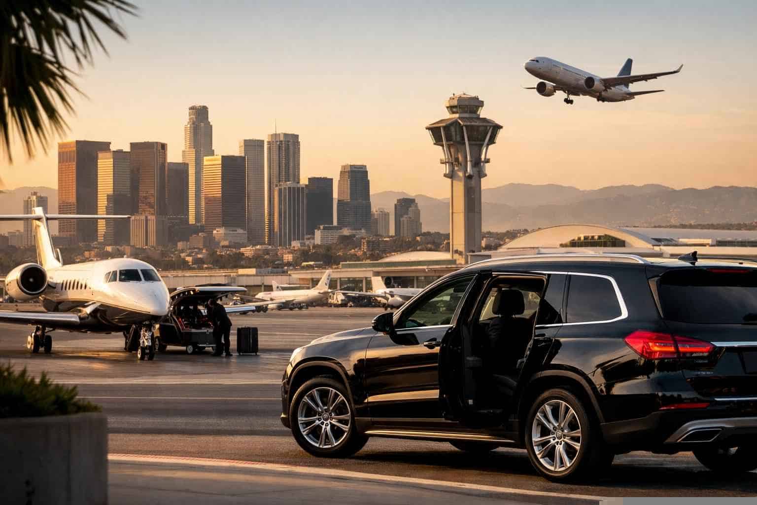 Do you offer transfers between Los Angeles California and the main airports?