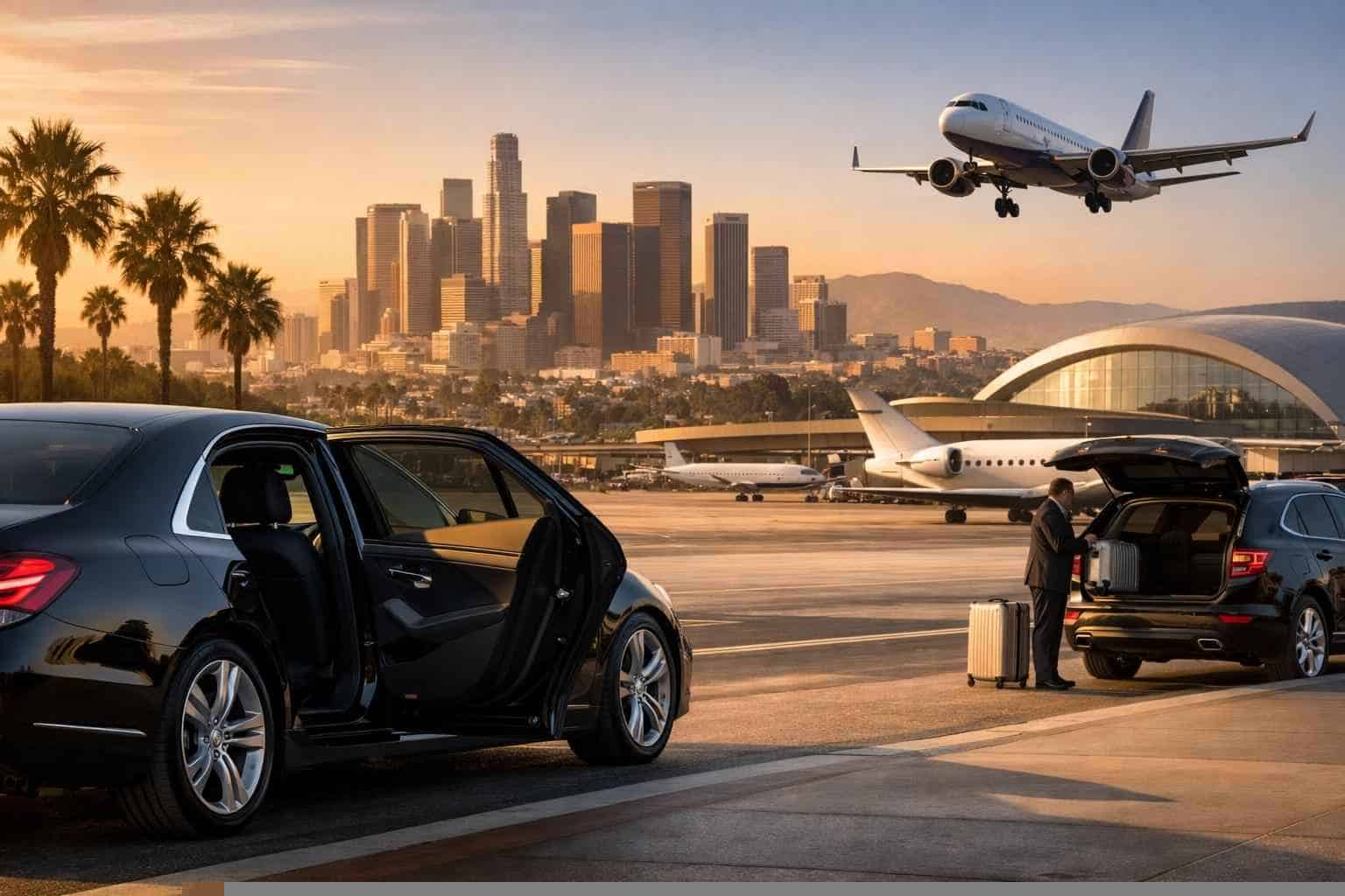 Do you offer transfers between Los Angeles California and the main airports?